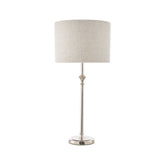 Laura Ashley Highgrove Table Lamp Nickel with Shade